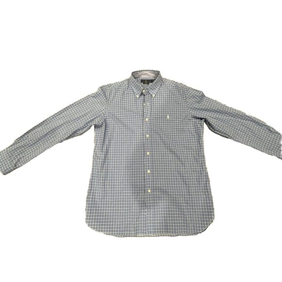 POLO RALPH LAUREN LONGSLEEVES MEN'S 100% COTTON SHIRT SIZE Large - Picture 2 of 8